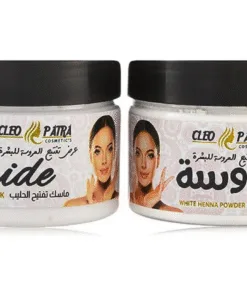عرض العروسه 2*1 حنه بيضاء + ماسك الحليب