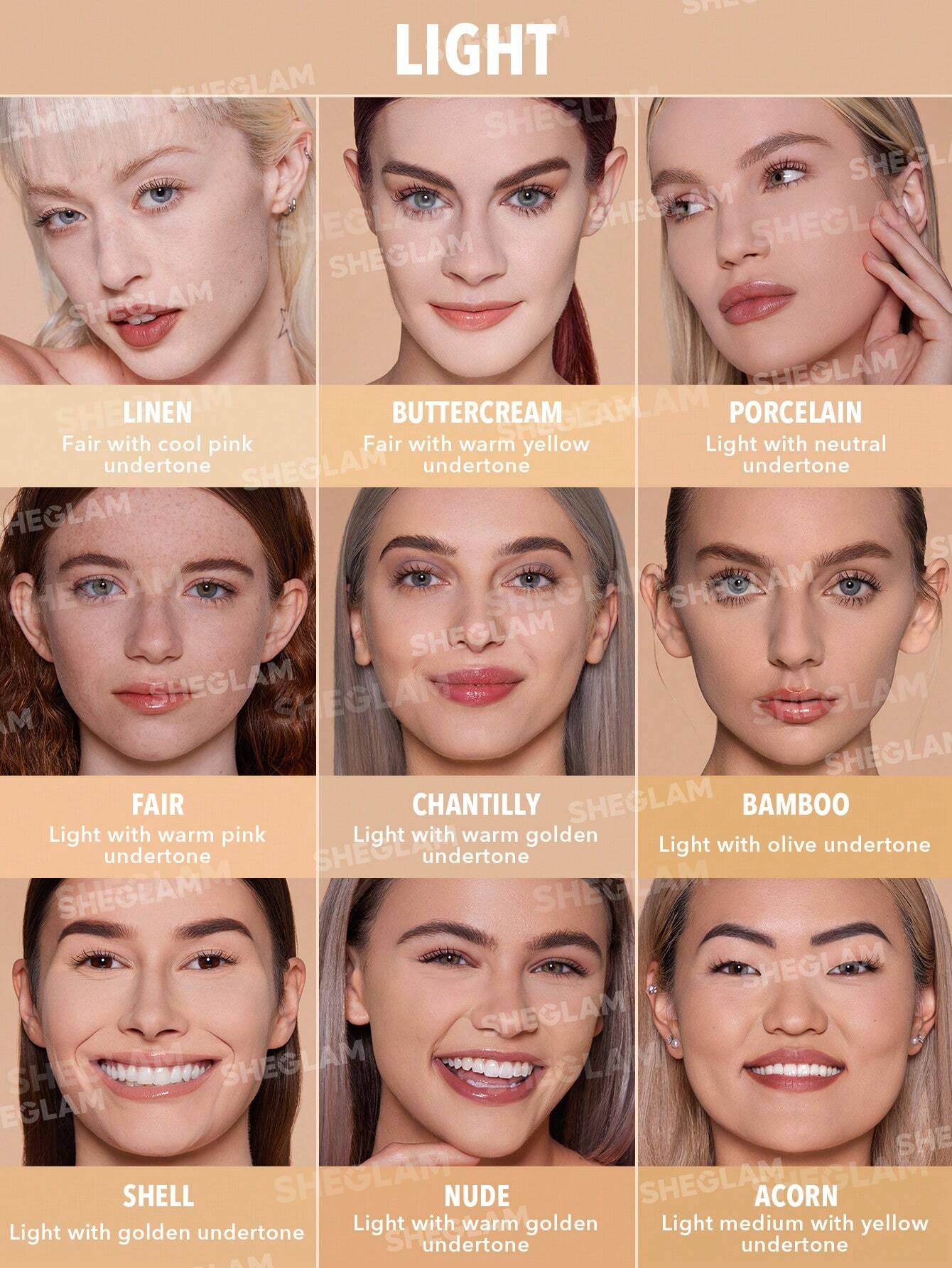 شيجلام بودرة فاونديشن سكين فوكس