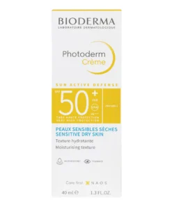 كريم واقي من اشعة الشمس فوتوديرم كريم مع درجة حماية 50+ شفاف بيوديرما 40مل