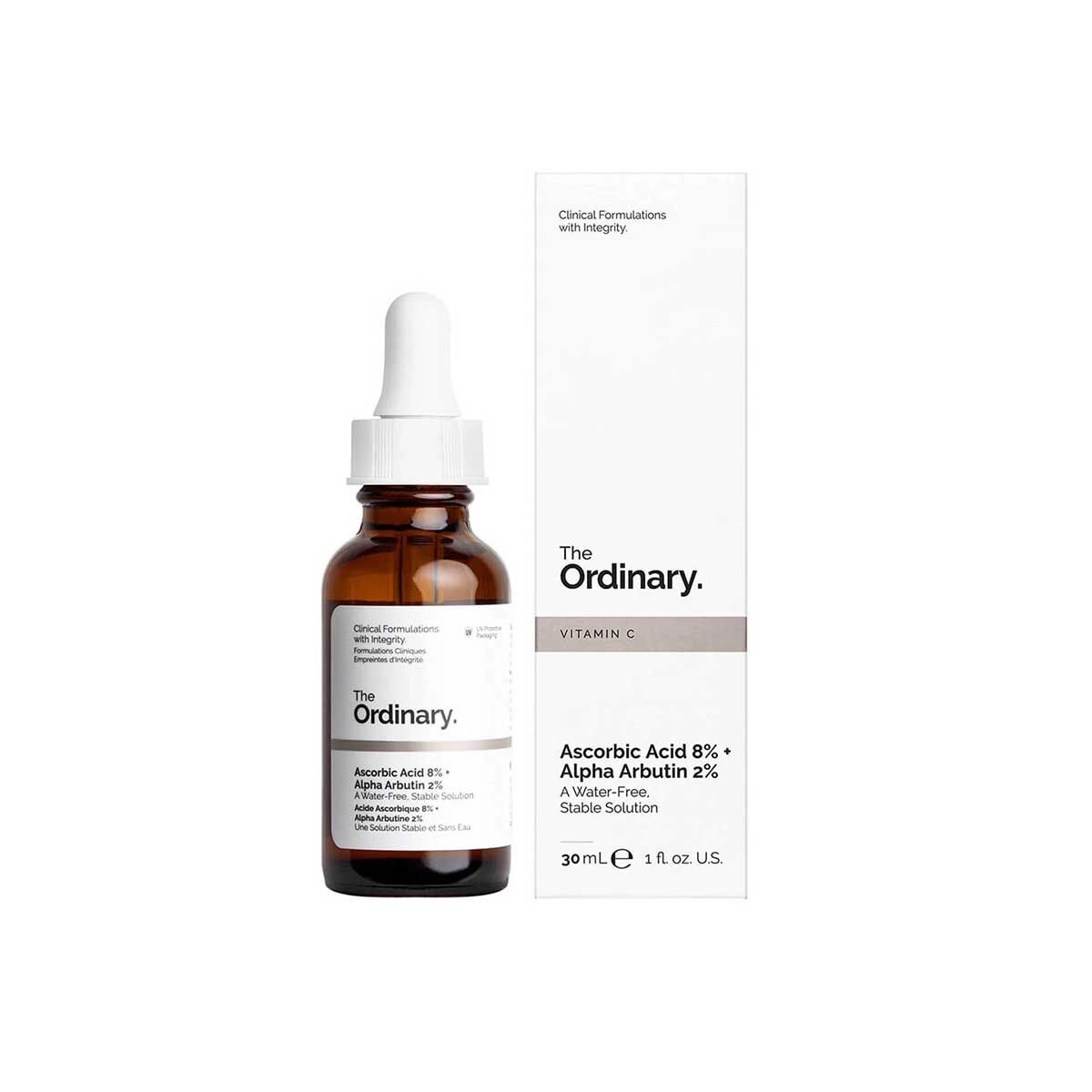 ذا اورديناري سيروم Ascorbic Acid 8% + Alpha Arbutin 2%