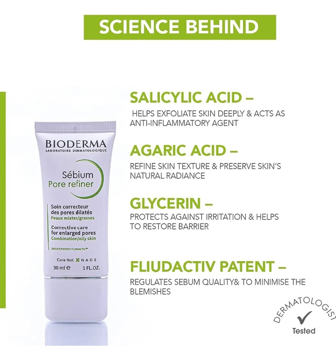 منظف المسام بيورديرما 30 مل