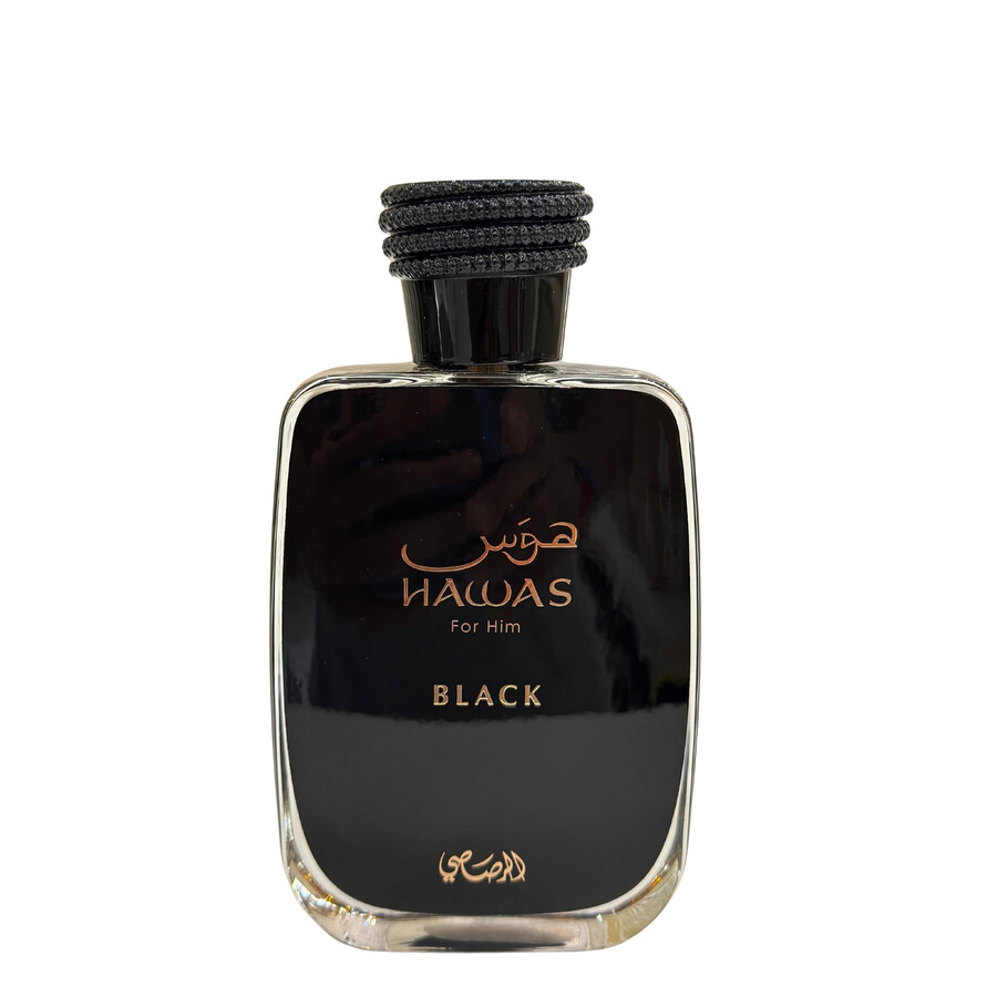 rasasi-mens-hawas-black-edp-spray-33-oz-100ml-fragrances-614514331033 برفيوم هوس بلاك 100 مل