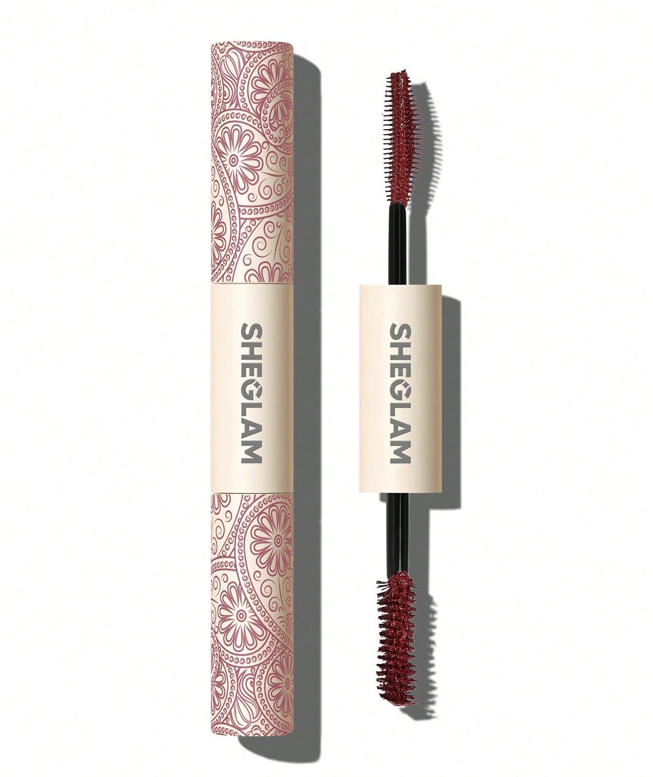 ماسكارا ملونة مكثفة و مطولة للرموش وتر بروف بورجوندي