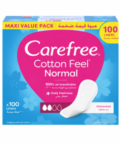 كير فري فوط يوميه 100 فوطه غير معطرة