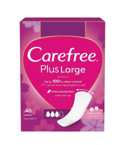 كير فري بلس لارج فوط يوميه 48 فوطه برائحه خفيفه
