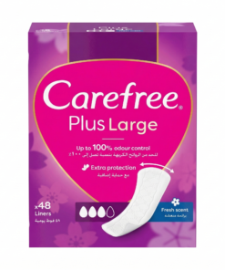 كير فري بلس لارج فوط يومية 48 فوطه برائحة منعشة