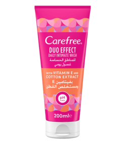 كير فري غسول للمناطق الحساسة بفيتامين (e) و مستخلص القطن 200 مل