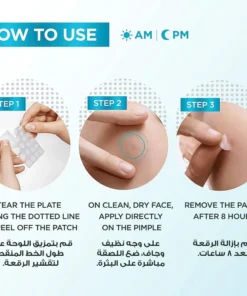 Alternative view of جارنيه لصقات هيدركولويد غير المرئية للحبوب 8 ساعات