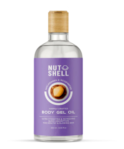 نيت شيل جل بادي اويل بالمكاديميا و ماء الورد 250 مل