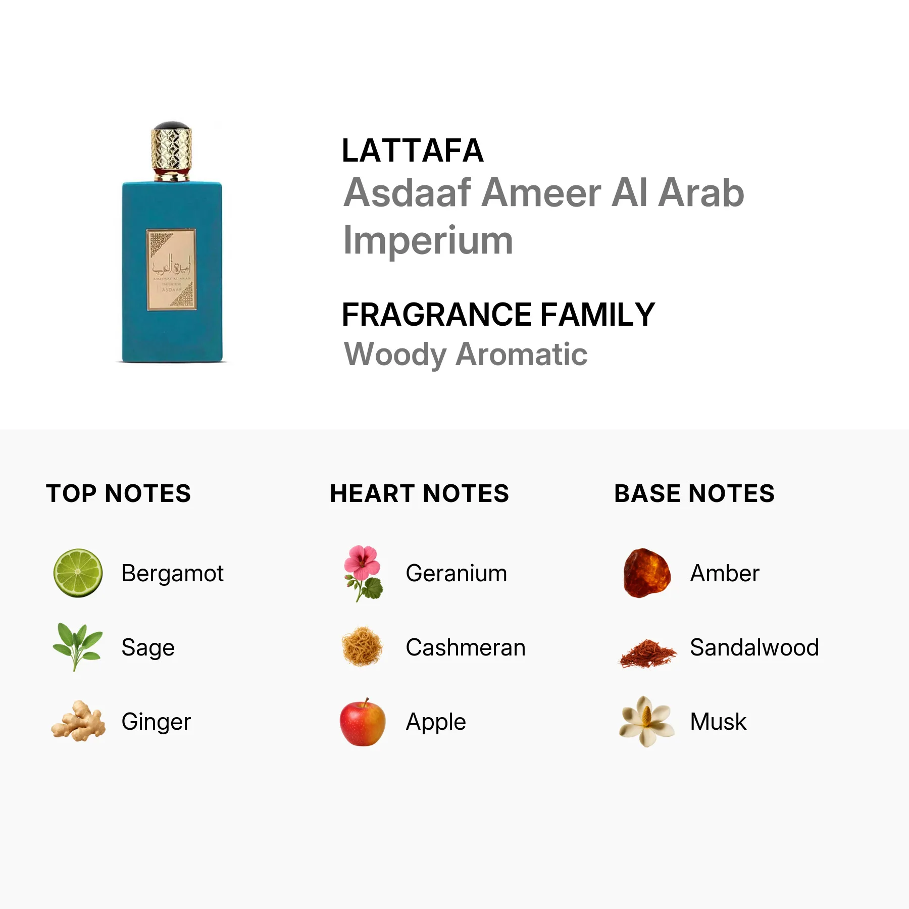 ⁦عطر امير العرب امبيريوم من اصداف 100 مل⁩ - الصورة ⁦3⁩